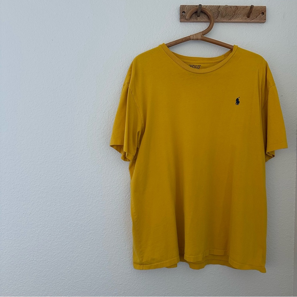 Polo Ralph Lauren yellow tee shirt